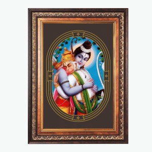 Sri Ram and Sri Hanuman Color Photo 10x14 Inch - Vibrant Religious Wall Art for Home or Office Decor. Sri Ram and Sri Hanuman Color Photo 10x14 Inch - Vibrant Religious Wall Art for Home or Office Decor.