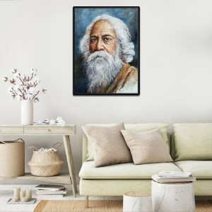 Rabindranath Tagore Laminated Photo - 5x7 Inches, Divine Blessings for Home & Office and Temple Decoration Rabindranath Tagore Laminated Photo - 5x7 Inches, Divine Blessings for Home & Office and Temple Decoration