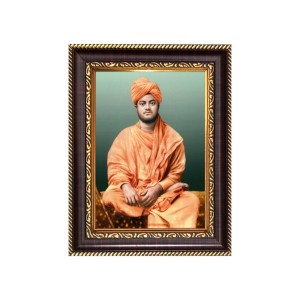 Swami Vibekakananda Digital Print Photo 6.7x8.7 inches - Vibrant Religious Wall Art for Home or Office Decor.