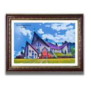 The Cathedral Church Church Photo Frame, Beautiful Elegant Framed Wall Art of Iconic Cathedral