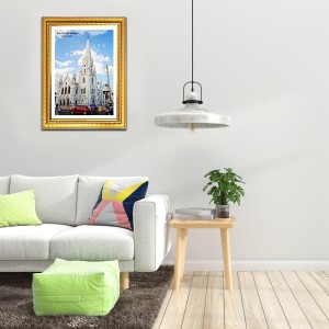 San Thomas Basilica Church Photo Frame, Beautiful Elegant Framed Wall Art of Iconic Cathedral