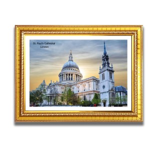St. Paul Church Photo Frame, Beautiful Elegant Framed Wall Art of Iconic Cathedral St. Paul Church Photo Frame, Beautiful Elegant Framed Wall Art of Iconic Cathedral