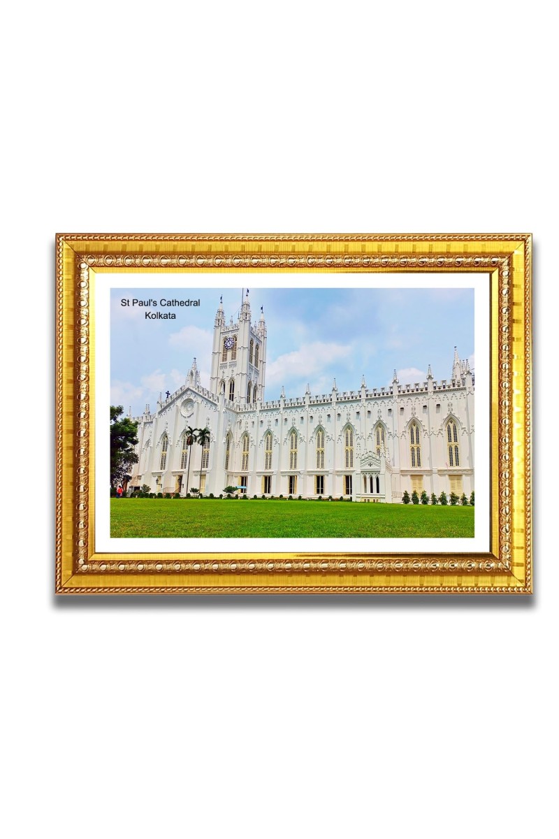 St Paul Church Photo Frame, Beautiful Elegant Framed Wall Art of Iconic Cathedral