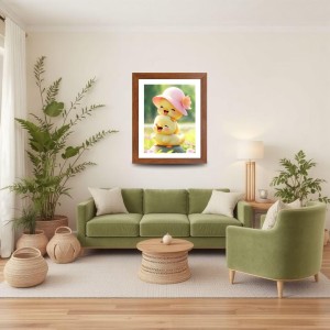 AI Funny Cute Duck Art Picture for Kids - 12x16 inches, Brown Color - Perfect Wall Decor for Children's Room AI Funny Cute Duck Art Picture for Kids - 12x16 inches, Brown Color - Perfect Wall Decor for Children's Room