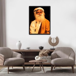 Sadhguru (Jaggi Vasudev) Laminated Photo - 5x7 Inches, Divine Blessings for Home & Office and Temple Decoration