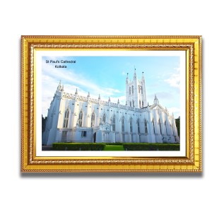 St Paul Church Photo Frame, Beautiful Elegant Framed Wall Art of Iconic Cathedral St Paul Church Photo Frame, Beautiful Elegant Framed Wall Art of Iconic Cathedral