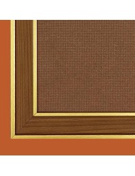 Goddess Laxmi Photo Frame - 12x16 Inches, Brown Wooden Frame for Home, Office & Temple Decoration