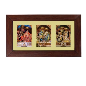 Sri Radha Krishna Color Photo Frame - 5x7 Inch, Elegant Religious Home & Temple Decor Sri Radha Krishna Color Photo Frame - 5x7 Inch, Elegant Religious Home & Temple Decor