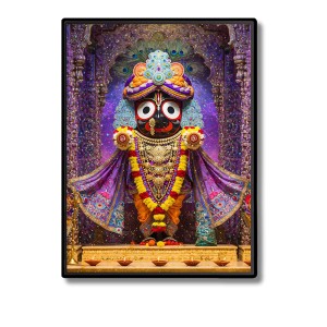 Jagannath Laminated Photo - 9x11 Inches, Divine Blessings for Home & Office and Temple Decoration Jagannath Laminated Photo - 9x11 Inches, Divine Blessings for Home & Office and Temple Decoration
