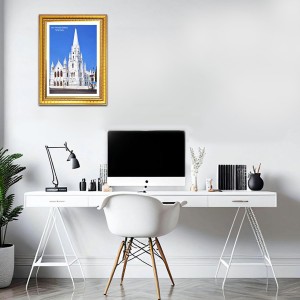 San Thomas Basilica Church Photo Frame, Beautiful Elegant Framed Wall Art of Iconic Cathedral