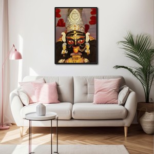 Boro Maa Laminated Photo - 5x7 Inches, Divine Blessings for Home & Office and Temple Decoration Boro Maa Laminated Photo - 5x7 Inches, Divine Blessings for Home & Office and Temple Decoration