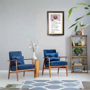 A. P. J. Abdul Kalam & His Famous Quote Photo Frame - Black Frame, 11x15 Inches, Perfect for Office & Wall Decoration, Ideal Gift A. P. J. Abdul Kalam & His Famous Quote Photo Frame - Black Frame, 11x15 Inches, Perfect for Office & Wall Decoration, Ideal Gift