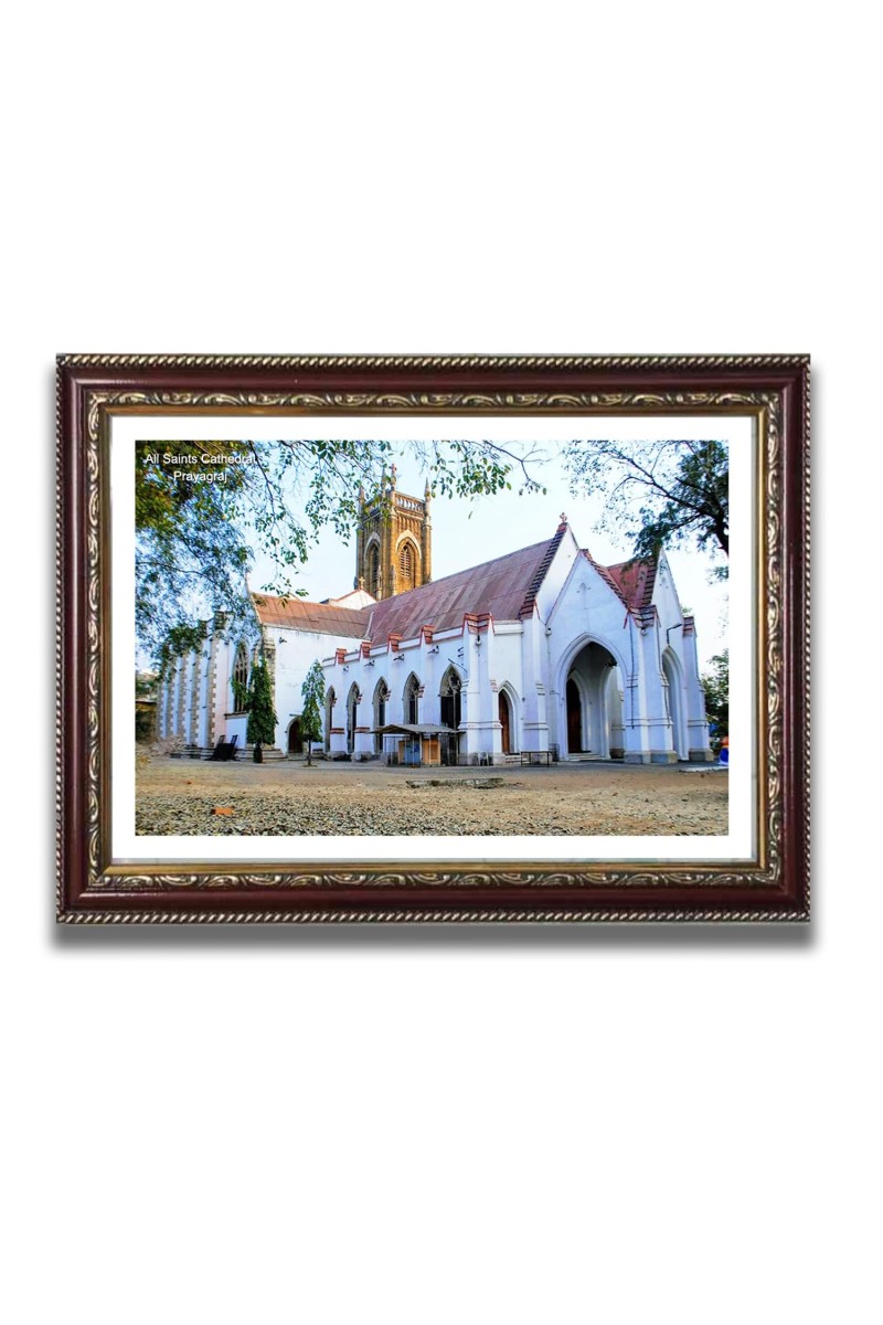 All Saints Cathedral Church Photo Frame, Beautiful Elegant Framed Wall Art of Iconic Cathedral