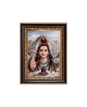 Mahadeb Digital Print Photo 10.7x12.7 inches - Vibrant Religious Wall Art for Home or Office Decor.
