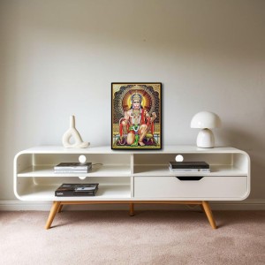 Sri Hanuman Laminated Photo - 13x15 Inches, Divine Blessings for Home & Office and Temple Decoration Sri Hanuman Laminated Photo - 13x15 Inches, Divine Blessings for Home & Office and Temple Decoration