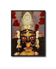 Boro Maa Laminated Photo - 5x7 Inches, Divine Blessings for Home & Office and Temple Decoration