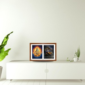 Agni deva and vishnu Photo Frame - 17x21Inches - Spiritual Artwork for Home Decor, Puja Room and Office Decoration Agni deva and vishnu Photo Frame - 17x21Inches - Spiritual Artwork for Home Decor, Puja Room and Office Decoration
