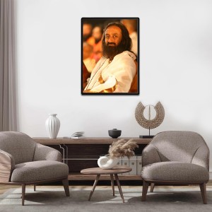 Ravi Shankar Laminated Photo - 5x7 Inches, Divine Blessings for Home & Office and Temple Decoration Ravi Shankar Laminated Photo - 5x7 Inches, Divine Blessings for Home & Office and Temple Decoration