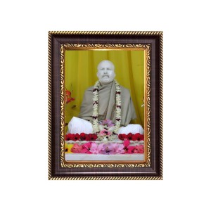 Sri Ramkrishna Digital Print Photo 6.7x8.7 inches - Vibrant Religious Wall Art for Home, Office and Temple Decor.