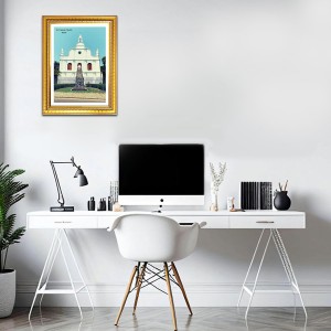 St. Francis Church Church Photo Frame, Beautiful Elegant Framed Wall Art of Iconic Cathedral St. Francis Church Church Photo Frame, Beautiful Elegant Framed Wall Art of Iconic Cathedral