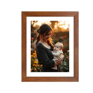 Mother and Child Colored Photograph |Heartwarming Wall Art | Perfect for Home or Nursery