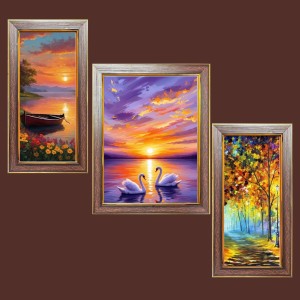 3-Pack Calmness of earth painting Photo Frames - 2 Pieces 6x13 Inch & 1 Piece 10x13 Inch - Rustic Wall Art for Home & Office Decor - Botanical Wall Hanging for Living Room, Bedroom, or Workspace 3-Pack Calmness of earth painting Photo Frames - 2 Pieces 6x13 Inch & 1 Piece 10x13 Inch - Rustic Wall Art for Home & Office Decor - Botanical Wall Hanging for Living Room, Bedroom, or Workspace