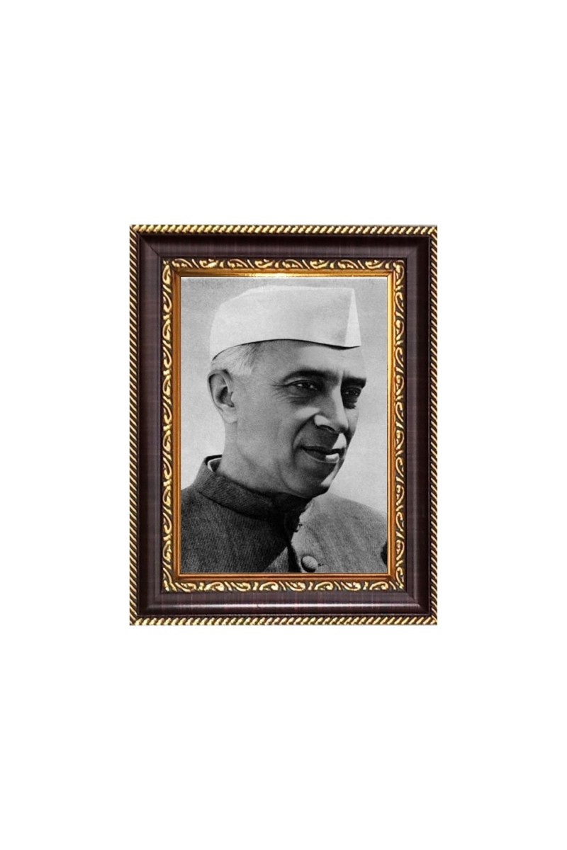 Pandit Jawaharlal Nehru Digital Print Photo 8.7x10.7 inches - Vibrant Religious Wall Art for Home or Office Decor.