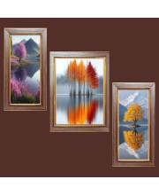 3-Pack Nature’s Timeless Tale Photo Frames - 2 Pieces 6x13 Inch & 1 Piece 10x13 Inch - Rustic Wall Art for Home & Office Decor - Botanical Wall Hanging for Living Room, Bedroom, or Workspace 3-Pack Nature’s Timeless Tale Photo Frames - 2 Pieces 6x13 Inch & 1 Piece 10x13 Inch - Rustic Wall Art for Home & Office Decor - Botanical Wall Hanging for Living Room, Bedroom, or Workspace