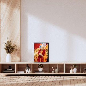 Swami Narayan Laminated Photo - 13x15 Inches, Divine Blessings for Home & Office and Temple Decoration Swami Narayan Laminated Photo - 13x15 Inches, Divine Blessings for Home & Office and Temple Decoration