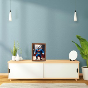 AI Funny Teddy bear Art Picture for Kids - 16x20 inches, Brown Color - Perfect Wall Decor for Children's Room AI Funny Teddy bear Art Picture for Kids - 16x20 inches, Brown Color - Perfect Wall Decor for Children's Room