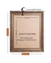16X20 Inches Frame Big Photo Frame - 16x20 Inches for Home & Office Decoration