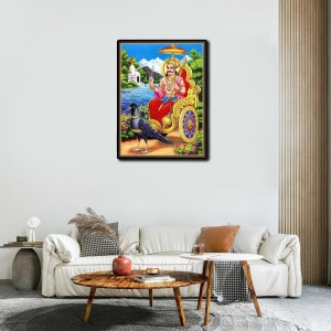 Shani Dev Laminated Photo - 13x15 Inches, Divine Blessings for Home & Office and Temple Decoration Shani Dev Laminated Photo - 13x15 Inches, Divine Blessings for Home & Office and Temple Decoration