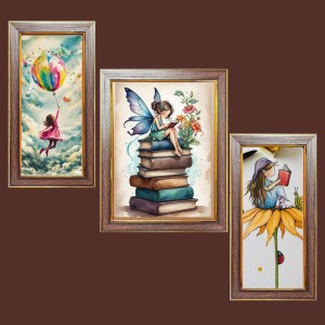 3-Pack Girl power painting Photo Frames - 2 Pieces 10x17 Inch & 1 Piece 14x17 Inch - Rustic Wall Art for Home & Office Decor - Botanical Wall Hanging for Living Room, Bedroom, or Workspace 3-Pack Girl power painting Photo Frames - 2 Pieces 10x17 Inch & 1 Piece 14x17 Inch - Rustic Wall Art for Home & Office Decor - Botanical Wall Hanging for Living Room, Bedroom, or Workspace