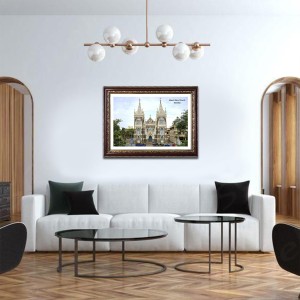 Mount Marry Church Church Photo Frame, Beautiful Elegant Framed Wall Art of Iconic Cathedral