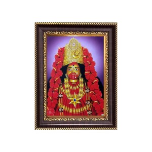 Sri Maa Kali Digital Print Photo 6.7x8.7 inches - Vibrant Religious Wall Art for Home, Office and Temple Decor.