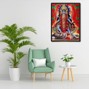 Maa Kali Laminated Photo (7x9 Inches), Divine Blessings for Home & Office and Temple Decoration Maa Kali Laminated Photo (7x9 Inches), Divine Blessings for Home & Office and Temple Decoration