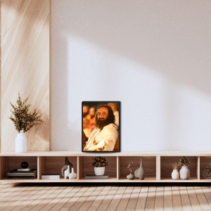 Ravi Shankar Laminated Photo - 5x7 Inches, Divine Blessings for Home & Office and Temple Decoration Ravi Shankar Laminated Photo - 5x7 Inches, Divine Blessings for Home & Office and Temple Decoration