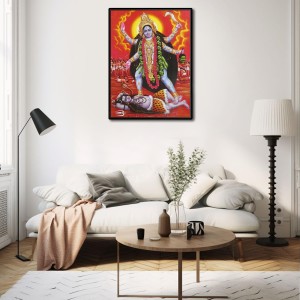 Maa Kaali Laminated Photo - 11x13 Inches, Divine Blessings for Home & Office and Temple Decoration Maa Kaali Laminated Photo - 11x13 Inches, Divine Blessings for Home & Office and Temple Decoration