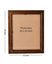 Hitech Sales Mata Annapurna Devi Photo Frame for Pooja Room, Temple Decor, Home Decoration and Gift (Wall and Tabletop, Rectangular, Printed Photo, 12 x 14 inches Frame, Brown)