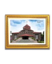 St. Mary Church Photo Frame, Beautiful Elegant Framed Wall Art of Iconic Cathedral