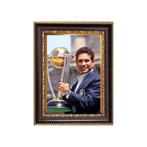 Sri Sachin Tendulkar with Woldcup Digital Print Photo 6.7x8.7 inches - Vibrant Religious Wall Art for Home or Office Decor. Sri Sachin Tendulkar with Woldcup Digital Print Photo 6.7x8.7 inches - Vibrant Religious Wall Art for Home or Office Decor.