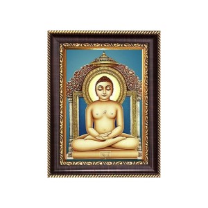 Sri Mahavir Digital Print Photo 6.7x8.7 inches - Vibrant Religious Wall Art for Home or Office Decor. Sri Mahavir Digital Print Photo 6.7x8.7 inches - Vibrant Religious Wall Art for Home or Office Decor.