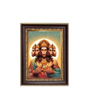 Sri hanumaniji Digital Print Photo 6.7x8.7 inches - Vibrant Religious Wall Art for Home or Office Decor.