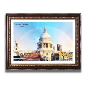 St. Paul Church Photo Frame, 10x14 Inches Beautiful Elegant Framed Wall Art of Iconic Cathedral St. Paul Church Photo Frame, 10x14 Inches Beautiful Elegant Framed Wall Art of Iconic Cathedral