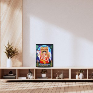 Raghavendra Swami Laminated Photo - 5x7 Inches, Divine Blessings for Home & Office and Temple Decoration