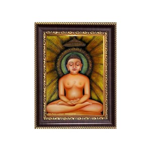 Sri Araaka Sri Aadinath Bhagwan Mahaveer Digital Print Photo 6.7x8.7 inches - Vibrant Religious Wall Art for Home, Office and Temple Decor. Sri Araaka Sri Aadinath Bhagwan Mahaveer Digital Print Photo 6.7x8.7 inches - Vibrant Religious Wall Art for Home, Office and Temple Decor.
