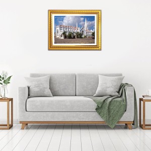 San Thomas Basilica Church Photo Frame, Beautiful Elegant Framed Wall Art of Iconic Cathedral
