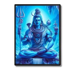 Shiva Laminated Photo - 5x7 Inches, Divine Blessings for Home & Office and Temple Decoration Shiva Laminated Photo - 5x7 Inches, Divine Blessings for Home & Office and Temple Decoration