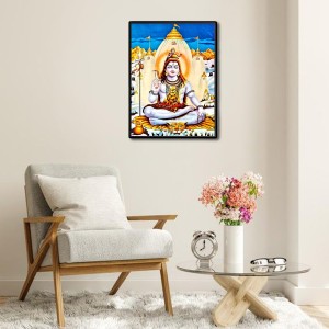 Shiva Laminated Photo - 5x7 Inches, Divine Blessings for Home & Office and Temple Decoration Shiva Laminated Photo - 5x7 Inches, Divine Blessings for Home & Office and Temple Decoration