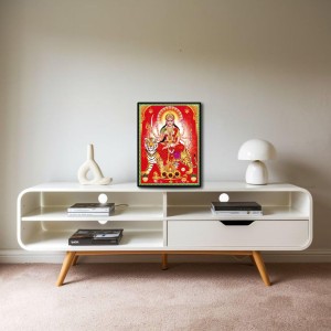 Maa Durga Laminated Photo - 7x9 Inches, Divine Blessings for Home & Office and Temple Decoration Maa Durga Laminated Photo - 7x9 Inches, Divine Blessings for Home & Office and Temple Decoration